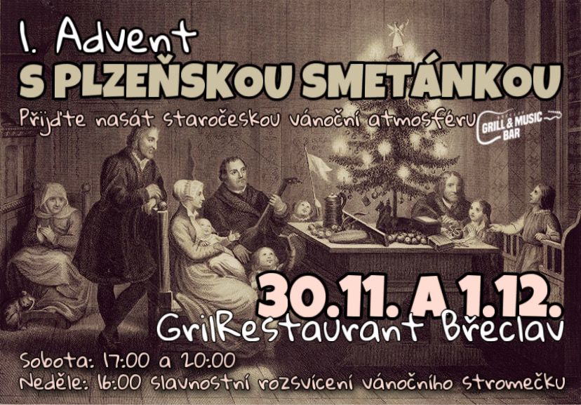 30.11.-1.12. Adventní víkend v GRILL&MUSIC
